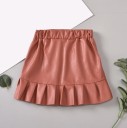Jupe en cuir pour fille L1040 2