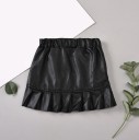Jupe en cuir pour fille L1040 3