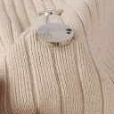 Jupe en tricot pour femmes avec des boutons 2