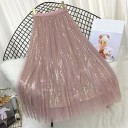 Jupe en tulle brillante pour femmes 4