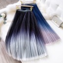 Jupe en tulle ombré pour femmes 1