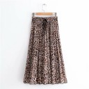 Jupe femme à motif léopard G31 1