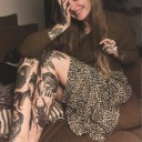 Jupe femme à taille haute et fente 1