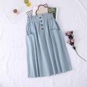 Jupe femme avec boutons et poches 6