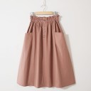 Jupe femme avec boutons et poches 9