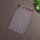 Jupe femme avec ceinture A1163 6