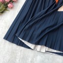 Jupe longue à rayures pour femme 4