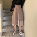 Jupe longue bicolore pour femme 1