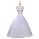 Jupe longue blanche à quatre couches pour femmes avec doublure Longueur 100 cm Taille 100 cm Jupe en tulle longue sous les robes de mariée 1