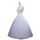 Jupe longue blanche à quatre couches pour femmes avec doublure Longueur 100 cm Taille 100 cm Jupe en tulle longue sous les robes de mariée 3
