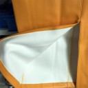 Jupe longue en cuir pour femme avec fente 2