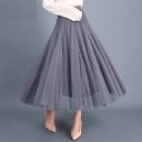 Jupe longue en tulle pour femme A1011 3