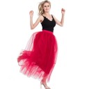 Jupe longue en tulle pour femme G18 15