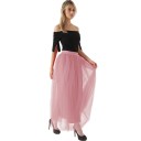 Jupe longue en tulle pour femme G18 16