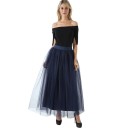 Jupe longue en tulle pour femme G18 19