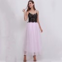 Jupe longue en tulle pour femme G18 3