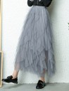 Jupe longue en tulle pour femmes G53 4