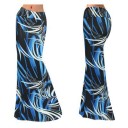 Jupe longue femme avec motif A1012 5