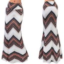 Jupe longue femme avec motif A1012 10