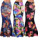 Jupe longue femme avec motif A1012 2