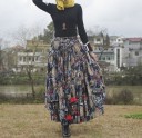 Jupe longue femme avec motif A1982 13