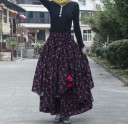 Jupe longue femme avec motif A1982 10