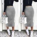 Jupe longue moulante pour femmes A1172 3