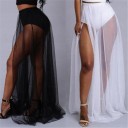 Jupe longue transparente pour femmes 1