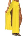 Jupe maxi femme avec de grandes fentes 8