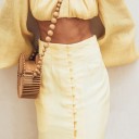 Jupe maxi femme avec des boutons 3