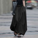 Jupe maxi femme avec poches G144 2