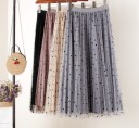 Jupe midi à pois pour femmes G139 1