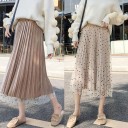 Jupe midi à pois pour femmes G139 2