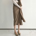 Jupe midi femme avec lien 1