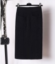 Jupe midi femme avec poches 9