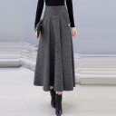 Jupe midi femme avec poches A2881 1