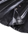 Jupe midi femme en simili cuir avec boutons 4