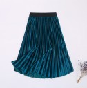Jupe midi plissée pour femme A1987 5
