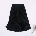 Jupe midi plissée pour femme A1987 4