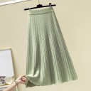 Jupe midi tricotée pour femmes A1600 5