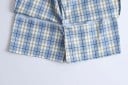 Jupe mini à carreaux pour femmes avec shorts cachés Coupe courte en A Deux fentes sur le devant Tissu en acétate Pour le printemps et l'été 11