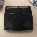 Jupe mini en jean pour femmes G107 3