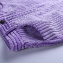 Jupe mini en velours côtelé pour femmes 2