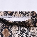 Jupe mini femme à motif serpent 3