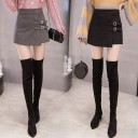 Jupe mini femme à taille haute A1970 2