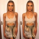 Jupe mini femme avec des anges 2
