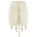 Jupe mini femme avec lacets 1