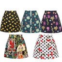 Jupe mini femme avec motif A1125 1