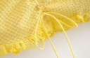 Jupe mini femme jaune 4