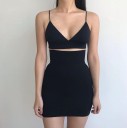 Jupe mini femme taille haute G126 2